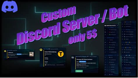 Create You Discord Server With A Custome Discord Bot By Pyroduster2