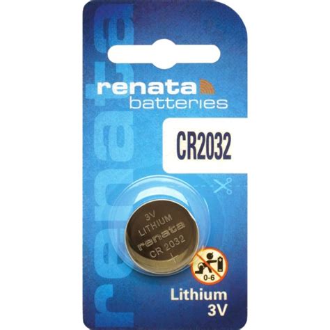 Pile Bouton Cr2032 Lithium 3v 225mah Renata Mega Piles