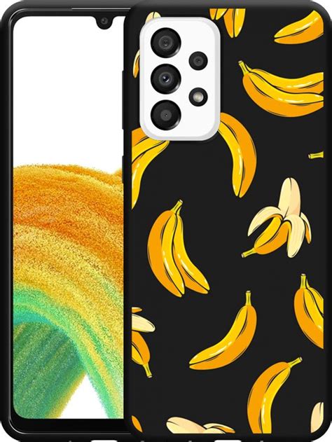 Cazy Hoesje Zwart Geschikt Voor Samsung Galaxy A33 Banana Bol