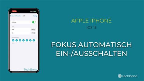 Zeitplan F R Fokus Modus Festlegen Apple Iphone Ios Youtube