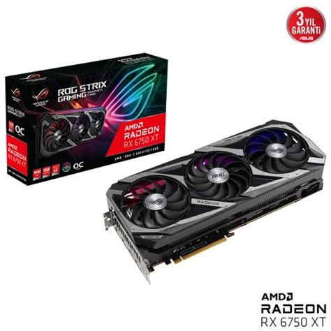 Asus Rog Strix Radeon Rx 6750 Xt Oc Rog Strix Rx6750xt O12g Gaming 12gb