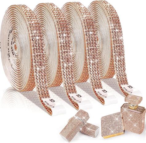 Amazon Eanloly Rolls Self Adhesive Crystal Rhinestone Ribbon