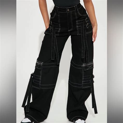 Black Cargo Pants Black Cargo Pants Baggy Cargo Pants Pants