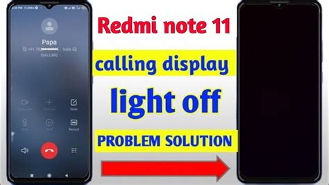 Redmi Note 11 Call Display Off Problem Redmi Note 11 Me Call Karte