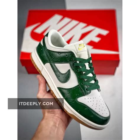 Nike Dunk Low Lx Green Ostrich Gorge Green Sail For Sale Itdeeply