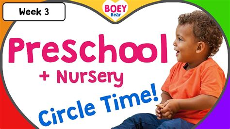 Preschool Learning Videos Morning Circle Time Activities For 2 Year