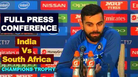 Virat Kohli Full Press Conference After India Beat South Africa