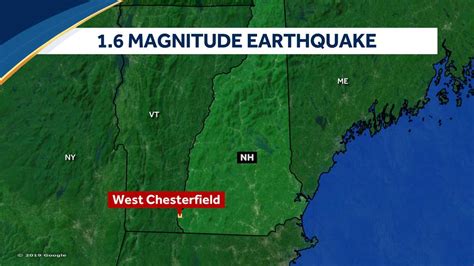 USGS: Magnitude 1.6 earthquake centered in southwestern NH