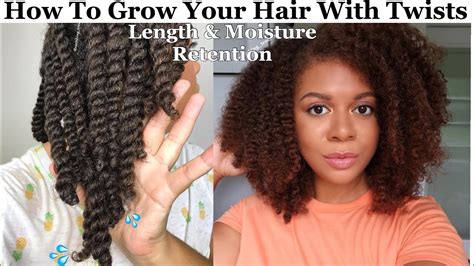 How To Grow Your Hair Using Twists Healthy Hair Scalp YouTube