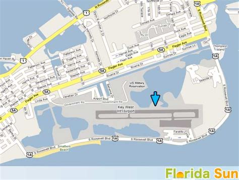 Key West International Airport | Rental Car Map