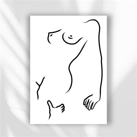 Couple Pose Erotica Intimacy Sex Line Art Minimalism Black Etsy