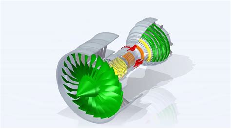 Trent Aircraft Engine Model Kit