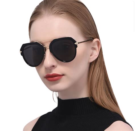 Gafas De Sol Espejo Polarizadas Piloto Modernas Mujer 100 Protección