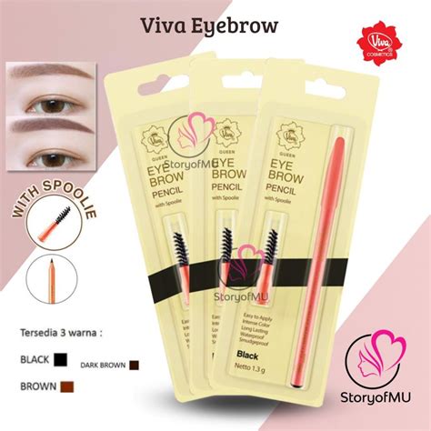 Jual ORIGINAL BPOM VIVA Cosmetics Queen Eye Brow Eyebrow Pencil