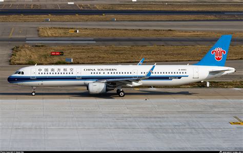 B 8993 China Southern Airlines Airbus A321 211 WL Photo By Steven Ma