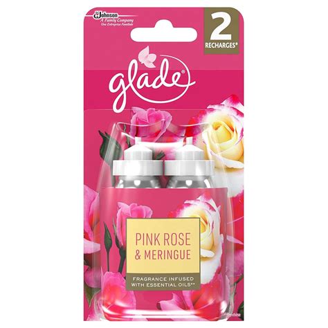 Glade Sense Spray Refill Pink Rose Meringue 18ml Twin Pack