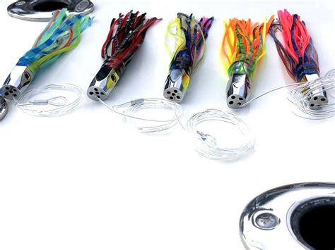 Saltwater Trolling Lure Set Medal Head On The Hook Tackle Inc