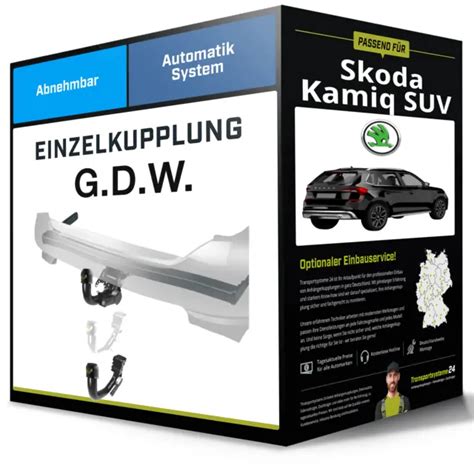 Abnehmbare Anh Ngerkupplung F R Skoda Kamiq Suv Jetzt G D W