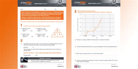 Speed Distance Time Worksheet Maths Resources Ks Ks Worksheets