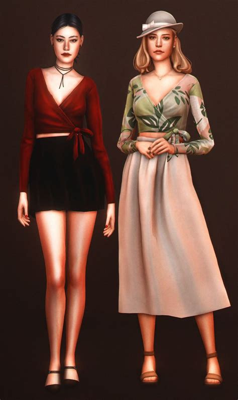 Get More From AdrienPastel On Patreon Sims 4 Pretty Outfits Fashion