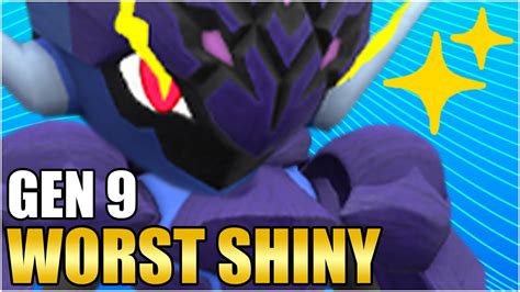 FULL WORST SHINY POKEMON SCARLET AND VIOLET Worst Shiny Pokemon Gen 9