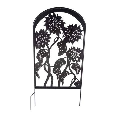 Plow Hearth Metal Plants Flowers Pathway Wayfair