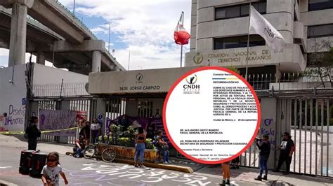 CNDH emite recomendación en favor de Brenda Quevedo en caso Hugo