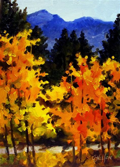 Daily Painters Abstract Gallery FALL IN COLORADO 10142 Daily