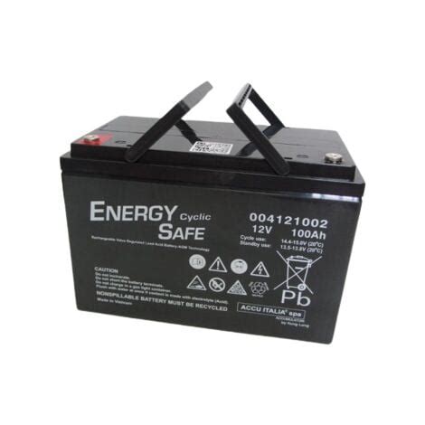 Batterie Au Plomb Agm Vrla S Rie Energy Safe Cyclic V Ah C Fm