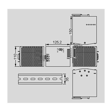 Sdr Mean Well Din Schienen Schaltnetzteile W Elpro Elektronik