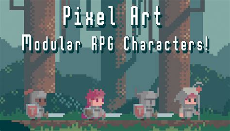 Pixel Art Modular RPG Characters | GameDev Market