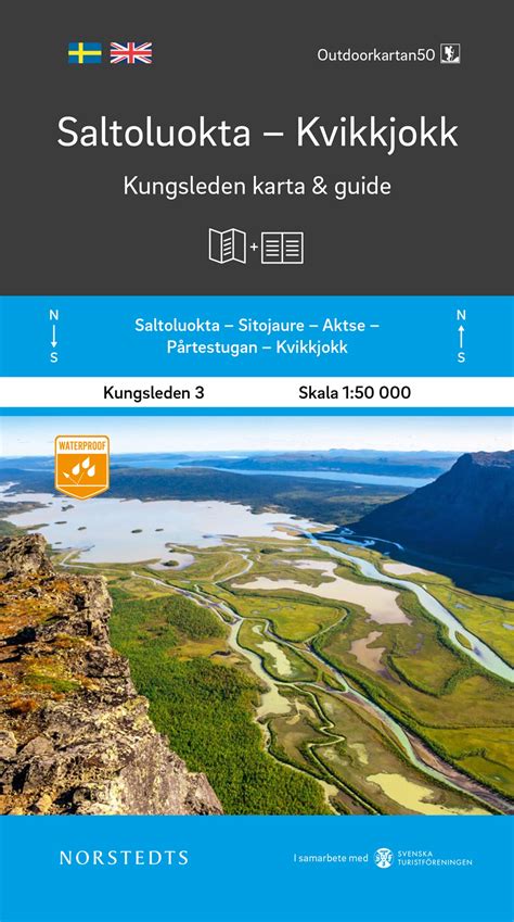 Saltoluokta Kvikkjokk Kungsleden 3 Karta Och Guide Outdoorkartan 1 50