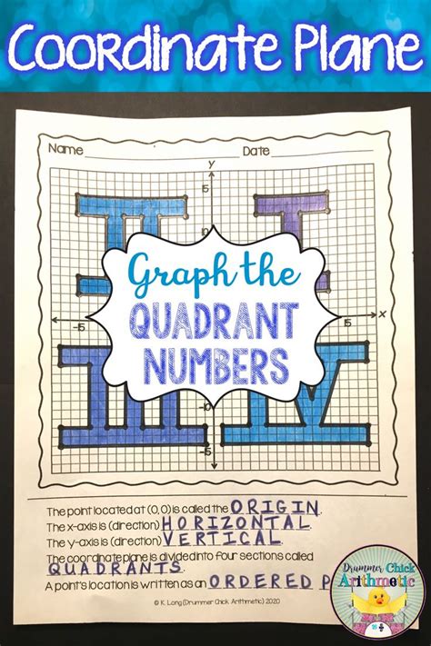coordinate plane quadrant numbers graphing picture coordinate plane