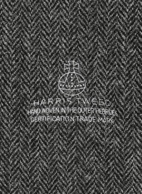 Harris Tweed Dark Gray Herringbone Gq Overcoat Studiosuits