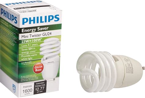 Philips 156398 32w 125 Watt T3 Long Life Twister Cfl Light Bulb Spiral Shaped Compact