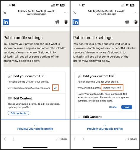 how to insert linkedin in resume