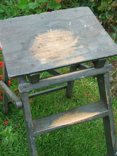 Vintage Folding Wooden Step Stool