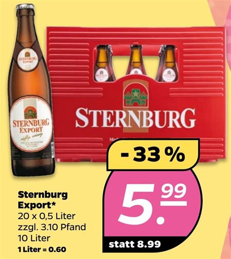 Sternburg Export X Liter Angebot Bei Netto