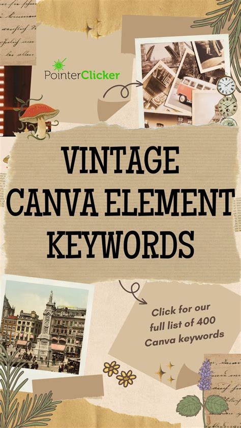 Vintage Canva Element Keywordscanva Element Keywordscanva Codes