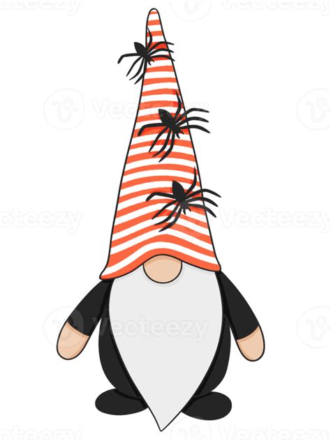 Free Gnome Halloween Illustration Png With Transparent Background