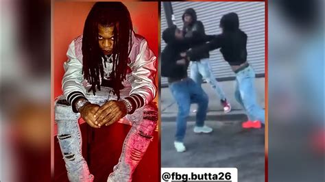 FBG BUTTA FIGHT VIDEO SHOWS NO GUNS NEEDED YouTube