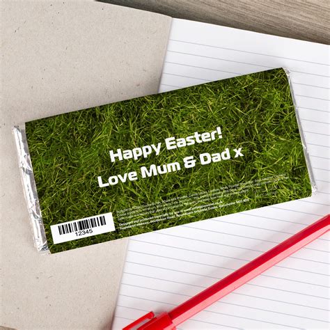 Buy Personalised Chocolate Bar Easter Eggs For Gbp 799 Card Factory Uk