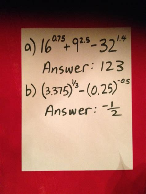 Rational Exponents