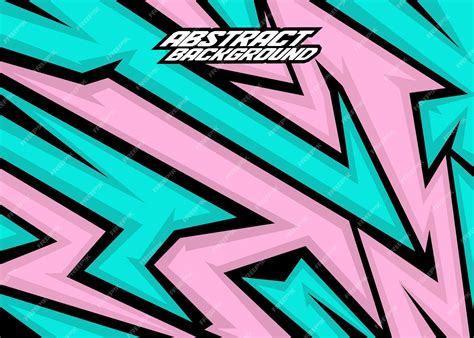 Premium Vector Racing Background Abstract Stripes With Blacklight Hot