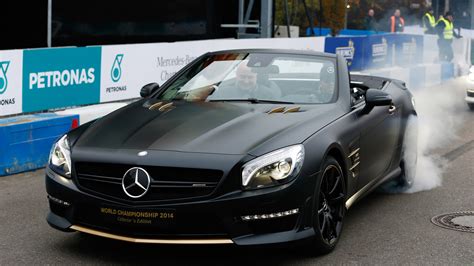 Mercedes Rolls Out Special Sl Amgs Celebrating F Victory