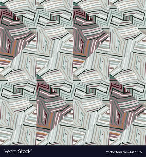 Geometric lines wallpaper abstract ethnic tile Vector Image