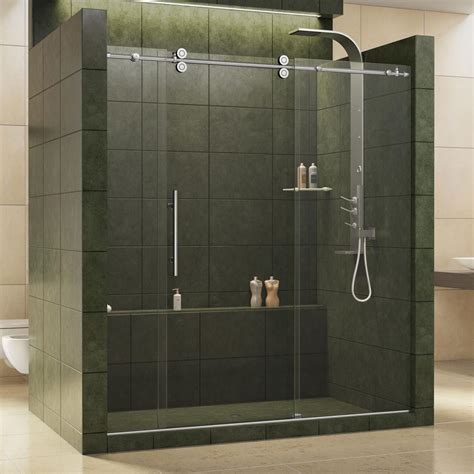 Dreamline Enigma In To In X In Frameless Sliding Shower