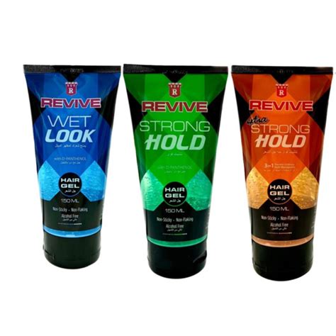 Revive Hair Gel 150mlwet Look Strong Hold Extra Strong Hair Cream