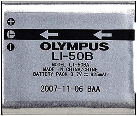 Olympus Li B Li Ion De Lithium Mah V Batterie Rechargeable