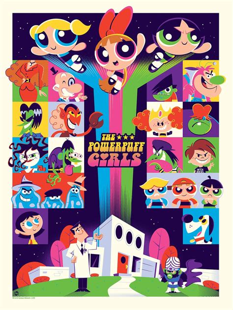 The Powerpuff Girls Poster Mondo